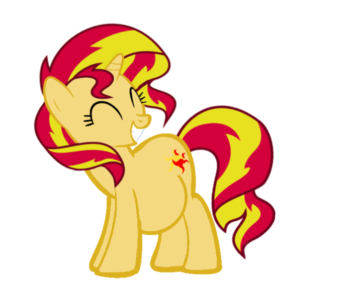 Size: 900x797 | Tagged: safe, artist:kuren247, derpibooru import, sunset shimmer, pony, pregnant, solo