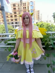 Size: 3240x4320 | Tagged: anime expo, artist:redjanuary, cosplay, derpibooru import, fluttershy, human, irl, irl human, photo, safe, solo