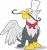 Size: 4682x5000 | Tagged: safe, artist:ambassad0r, derpibooru import, gustave le grande, gryphon, mmmystery on the friendship express, absurd resolution, chef's hat, eyes closed, facial hair, hat, head turn, image, male, neckerchief, png, simple background, solo, standing, transparent background, vector