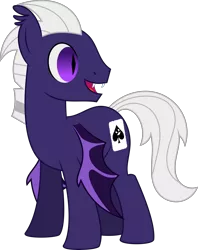 Size: 3955x5000 | Tagged: safe, artist:ambassad0r, derpibooru import, oc, unofficial characters only, bat pony, pony, ace of spades, card, simple background, solo, transparent background, vector