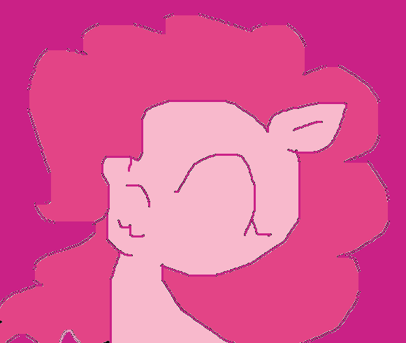 Size: 581x491 | Tagged: :3, artist:mchigginibottom, cute, derpibooru import, ms paint, paint, pinkie pie, safe, smiling, solo