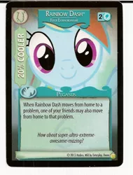 Size: 487x640 | Tagged: safe, derpibooru import, rainbow dash, ccg, enterplay, merchandise, mlp trading card game