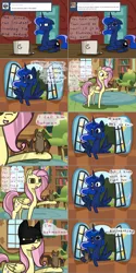 Size: 2565x5141 | Tagged: safe, artist:talludde, derpibooru import, fluttershy, princess luna, bat, ask the princess of night, ask, comic, tumblr