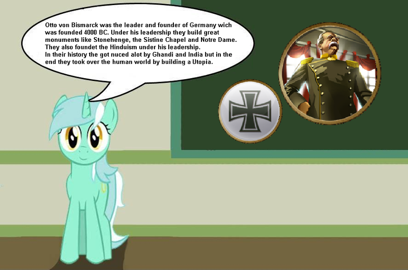 Size: 887x587 | Tagged: chalkboard, civilization, civilization v, derpibooru import, germany, grammar error, human studies101, human studies101 with lyra, lyra heartstrings, meme, otto von bismarck, safe