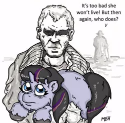 Size: 400x392 | Tagged: artist:meh, blade runner, derpibooru import, fluffy pony, harrison ford, safe, twilight sparkle