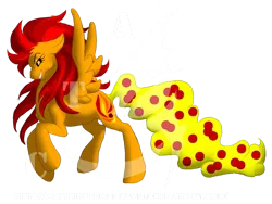 Size: 1024x768 | Tagged: artist:amzythechangeling, atomic freefall, candytail, derpibooru import, oc, original species, pegasus, safe, solo, unofficial characters only