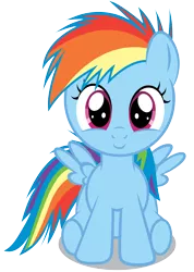 Size: 4400x6171 | Tagged: safe, artist:chubble-munch, derpibooru import, rainbow dash, absurd resolution, cute, dashabetes, filly, filly rainbow dash, simple background, solo, transparent background, vector