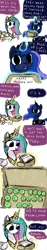 Size: 900x4800 | Tagged: artist:talludde, ask the princess of night, comic, crossing the line twice, crying, cupcake, derpibooru import, feels, mother's day, princess celestia, princess luna, sad, safe, tumblr