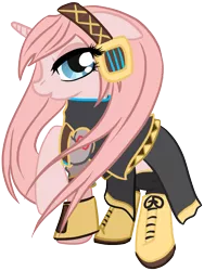 Size: 723x960 | Tagged: safe, artist:potates-chan, derpibooru import, ponified, clothes, megurine luka, solo, vocaloid