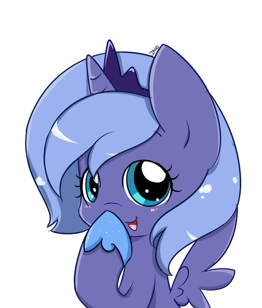 Size: 1700x2000 | Tagged: safe, artist:mrsremi, derpibooru import, princess luna, blushing, filly, simple background, solo, woona