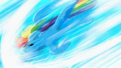 Size: 1920x1080 | Tagged: action pose, artist:verulence, derpibooru import, flying, rainbow dash, safe, solo, sonic rainboom