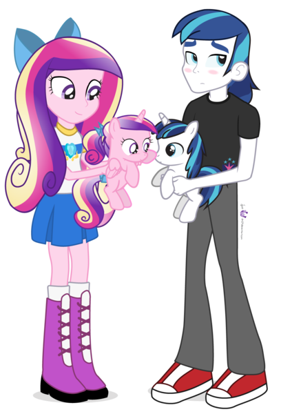 Size: 1020x1500 | Tagged: safe, artist:dm29, derpibooru import, princess cadance, shining armor, pony, equestria girls, alumnus shining armor, blushing, boop, boots, colt, cute, cutedance, dean cadance, duality, equestria girls-ified, filly, frown, holding a pony, human ponidox, julian yeo is trying to murder us, pony pet, shining adorable, shoes, simple background, smiling, square crossover, teen princess cadance, teen shining armor, transparent background, vector