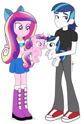 Size: 1020x1500 | Tagged: safe, artist:dm29, derpibooru import, princess cadance, shining armor, pony, equestria girls, alumnus shining armor, blushing, boop, boots, colt, cute, cutedance, dean cadance, duality, equestria girls-ified, filly, frown, holding a pony, human ponidox, julian yeo is trying to murder us, pony pet, shining adorable, shoes, simple background, smiling, square crossover, teen princess cadance, teen shining armor, transparent background, vector