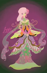 Size: 1242x1920 | Tagged: safe, artist:littlemissvi, derpibooru import, fluttershy, fashion, humanized, solo