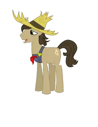 Size: 612x792 | Tagged: safe, artist:cobaltwinterborn, derpibooru import, stinkin' rich, earth pony, pony, hat, male, simple background, solo, stallion, straw hat, svg, transparent background, vector