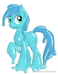 Size: 1953x2500 | Tagged: safe, artist:vertex-the-pony, derpibooru import, oc, unofficial characters only, goo, goo pony, original species, solo