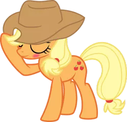 Size: 914x874 | Tagged: applejack, artist:fureox, blushing, derpibooru import, eyes closed, safe, simple background, solo, transparent background, vector