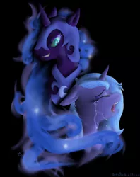 Size: 3250x4100 | Tagged: absurd resolution, artist:bubblyblackbird, crying, derpibooru import, nightmare moon, princess luna, safe