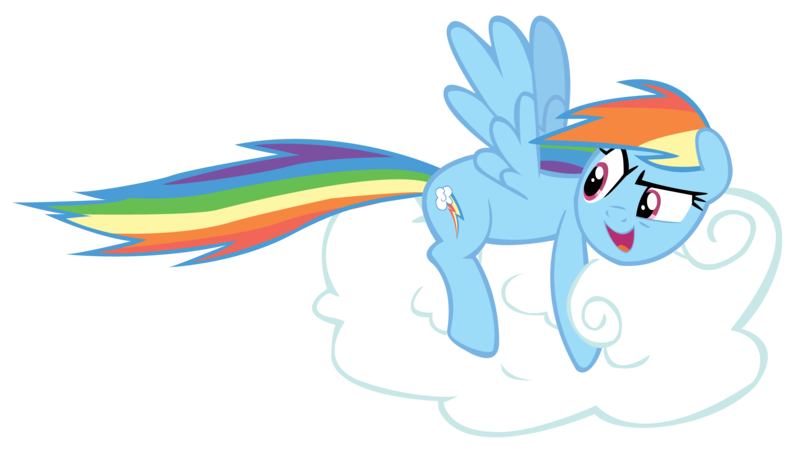 Size: 4113x2322 | Tagged: absurd resolution, artist:csmlp, cloud, derpibooru import, rainbow dash, safe, simple background, solo, the return of harmony, transparent background, vector