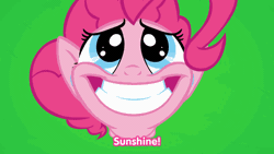 Size: 500x281 | Tagged: animated, artist:misterdavey, crying, derpibooru import, pinkie pie, safe, smile hd, solo