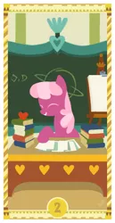 Size: 400x775 | Tagged: artist:janeesper, cheerilee, derpibooru import, ponyville schoolhouse, safe, solo, tarot card, the high priestess