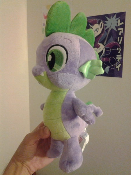 Size: 1536x2048 | Tagged: build-a-bear, derpibooru import, human, irl, photo, plushie, rarity, safe, spike, spike plushie