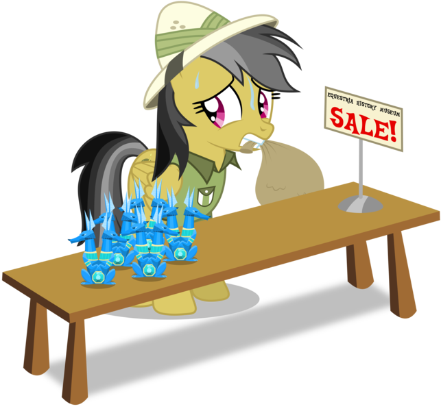 Size: 6000x5600 | Tagged: absurd resolution, artist:masem, daring do, derpibooru import, museum, safe, sapphire statue, simple background, solo, transparent background, vector