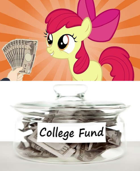 Size: 759x924 | Tagged: apple bloom, derpibooru import, fistful of yen, meme, safe