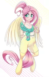 Size: 1000x1577 | Tagged: artist:stoic5, belly button, derpibooru import, female, oc, oc:ivy, offspring, parent:fluttershy, safe, satyr, solo, unofficial characters only, winged satyr