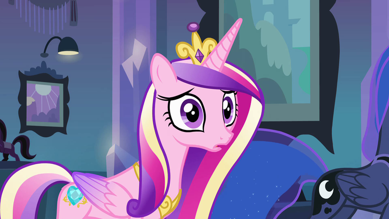 Size: 1920x1080 | Tagged: safe, derpibooru import, screencap, princess cadance, princess luna, alicorn, pony, equestria girls, aunt and niece, crescent moon, cutie mark, female, flank, frown, jewelry, mare, plot, regalia, tiara