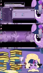 Size: 1366x2304 | Tagged: customization, derpibooru import, desktop, icon, pc, safe, theme, twilight sparkle, wallpaper, windows, windows 7