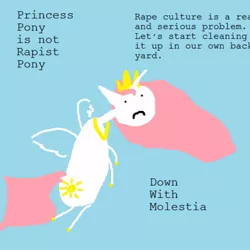 Size: 500x500 | Tagged: 1000 hours in ms paint, derpibooru import, down with molestia, drama, ms paint, parody, princess celestia, princess molestia, quality, safe, solo