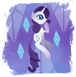 Size: 901x916 | Tagged: safe, artist:rariedash, derpibooru import, part of a set, rarity, pony, unicorn, cutie mark, cutie mark background, female, hooves, horn, lineless, mare, open mouth, solo