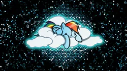 Size: 1920x1080 | Tagged: artist:dalekstugaming, cloud, derpibooru import, rainbow dash, safe, sleeping, sleepydash, solo, vector, wallpaper