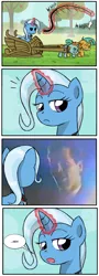 Size: 400x1105 | Tagged: exploitable meme, meh, meme, mr. ash, safe, snails, snips, trixie, twisted metal, unimpressed trixie meme