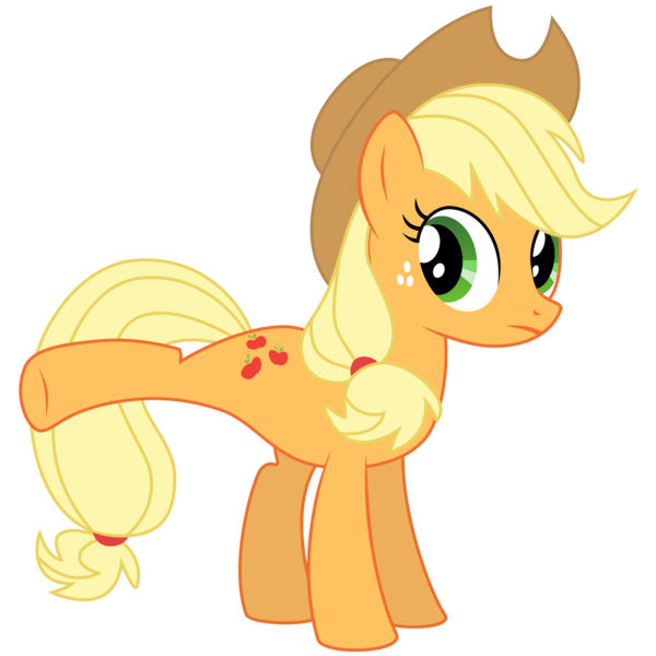 Size: 3000x3000 | Tagged: applejack, artist:shurtugalron, derpibooru import, high res, leg out, raised leg, safe, simple background, solo, transparent background, vector