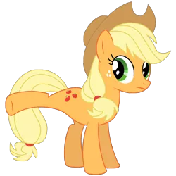 Size: 3000x3000 | Tagged: applejack, artist:shurtugalron, derpibooru import, high res, leg out, raised leg, safe, simple background, solo, transparent background, vector