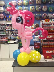 Size: 720x960 | Tagged: balloon, balloon animal, craft, derpibooru import, photo, pinkie pie, safe, solo, source needed