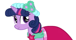 Size: 10000x5350 | Tagged: safe, artist:alexpony, derpibooru import, twilight sparkle, a canterlot wedding, absurd resolution, bridesmaid dress, clothes, dress, .psd available, simple background, solo, transparent background, vector