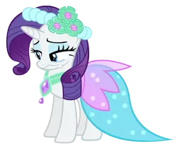 Size: 10000x8438 | Tagged: absurd resolution, a canterlot wedding, artist:alexpony, bridesmaid dress, clothes, crying, derpibooru import, dress, .psd available, rarity, safe, simple background, solo, transparent background, vector