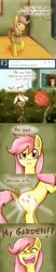 Size: 650x3133 | Tagged: safe, artist:shiaran, derpibooru import, posey, earth pony, florie, pony, askposey, bow, comic, female, g1, hair bow, mare, tail bow, tumblr