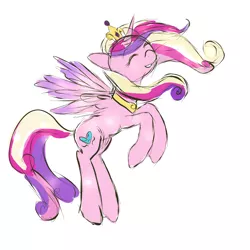 Size: 3000x3000 | Tagged: safe, artist:iwuvmemyjunjouegoist, derpibooru import, princess cadance, alicorn, pony, female, solo