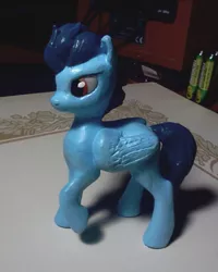 Size: 400x500 | Tagged: safe, artist:mindlesshead, derpibooru import, oc, oc:brightsky, unofficial characters only, pegasus, pony, custom, figure, figurine, irl, photo, prpg, sculpture, toy
