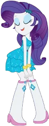 Size: 4369x11243 | Tagged: safe, artist:joemasterpencil, derpibooru import, rarity, equestria girls, absurd resolution, boots, bracelet, clothes, dancing, dress, eyes closed, fall formal outfits, female, high heel boots, open mouth, simple background, solo, sparkles, transparent background, twerking, vector