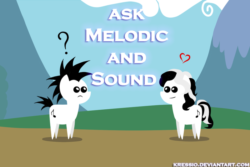 Size: 960x640 | Tagged: safe, artist:kressio, derpibooru import, oc, oc:melodic punch, oc:sound beat, unofficial characters only, ask melodic and sound, cute, pointy ponies, tumblr