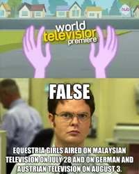 Size: 480x601 | Tagged: safe, derpibooru import, human, equestria girls, dwight schrute, hand, image macro, meme, schrute facts