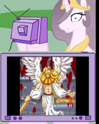 Size: 598x749 | Tagged: angel fetish, blood angels, derpibooru import, exploitable meme, human fetish, meme, obligatory pony, primarch, primarch fetish, princess celestia, princess molestia, safe, sanguinius, sanguinius gets all the bitches, stupid sexy sanguinius, tv meme, warhammer 30k, warhammer 40k, warhammer (game)