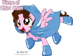 Size: 5267x4096 | Tagged: safe, artist:shinta-girl, derpibooru import, oc, oc:shinta pony, unofficial characters only, pegasus, pony, absurd resolution, boots, female, galoshes, mare, raincoat, solo, spanish