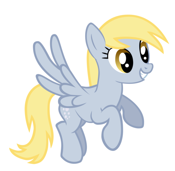 Size: 3700x3600 | Tagged: safe, artist:ikillyou121, derpibooru import, derpy hooves, pegasus, pony, .psd available, female, happy, high res, mare, simple background, solo, transparent background, underp, vector