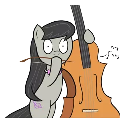 Size: 1000x1000 | Tagged: dead source, safe, artist:spaerk, derpibooru import, octavia melody, earth pony, pony, cello, musical instrument, pony pokey, solo